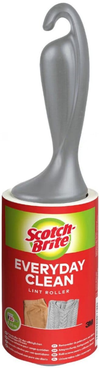 Scotch-Brite™ Pluizenkleefrol, 56 vellen (9.1 m) 1/verpakking - grijs