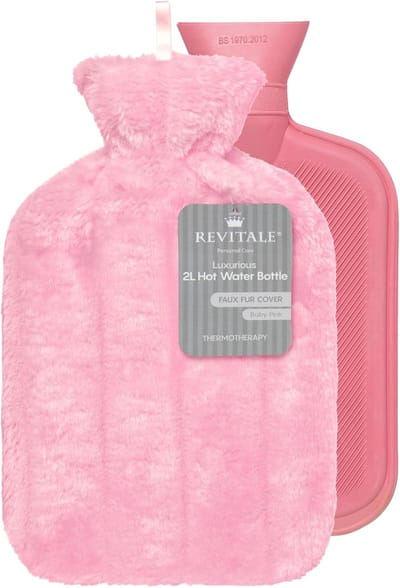 Luxe Warmwaterkruik 2 Liter - Duurzaam, Lekvrij en Comfortabel