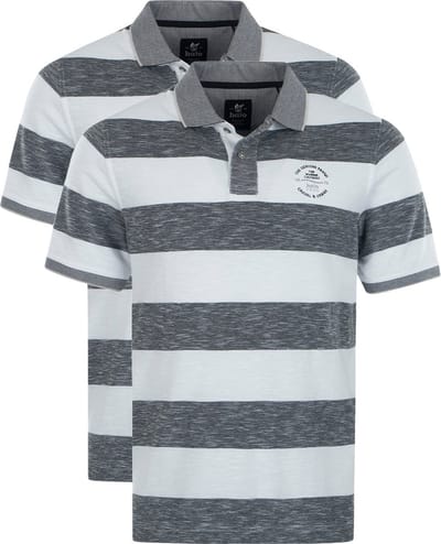 Hajo Heren poloshirt 2 pack Riviera