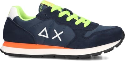 Sun68 Boys Tom Fluo Sneakers - Jongens - Blauw - Maat 37