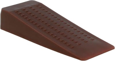 Stevige Wigvormige Deurstopper met Antislip - Beschermt Muren en Vloeren
