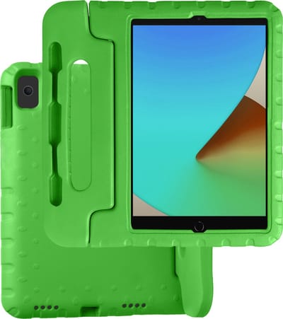 Hoesje Geschikt voor Apple iPad 7 (2019) - 10.2 inch - 7e Generatie - Kinderhoes Shockproof Bumper - Kidsproof Case - Tablet Hoes - Kinder Hoes Cover - Groen
