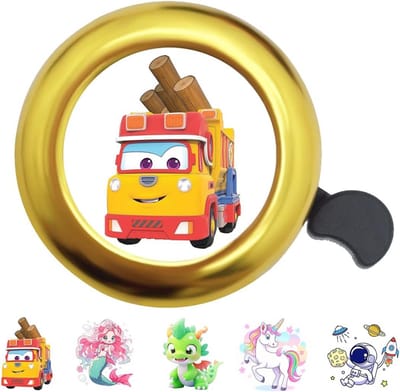 Fietsbel voor kinderen, jongens/meisjes, fietsbel, fietsbel, kinderfiets, loopfiets, accessoires, kinderfietsbel, vele - ShopVlot