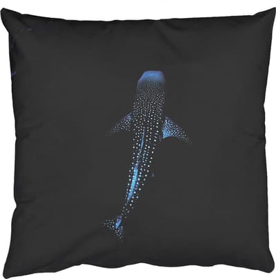 Sierkussens - Kussentjes Woonkamer - 50x50 cm - Oceaan - Walvishaai - Donkerblauw - Vlekken