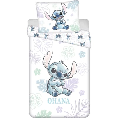 Lilo en Stitch dekbedovertrek Ohana White 140 x 200 cm - 70 x 90 cm - katoen