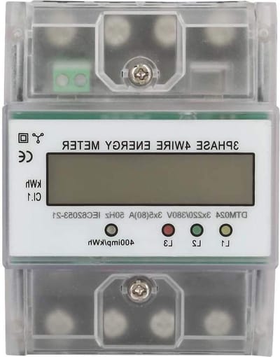Energieverbruik Digitale Elektriciteitsmeter 3 fasen 4P KWh Meter 220V 380V 5-80A - Geschikt voor Energiemeetsystemen .