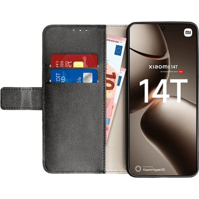 Just in Case Xiaomi 14T Portemonnee Hoesje Zwart