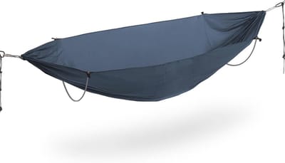 Ultralichte Dubbele Hangmat 270x140 cm met Kantelbeveiliging - Compact en Perfect voor Kamperen, Wandelen en Picknicken