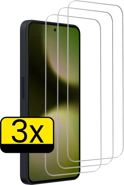 Screenprotector - Geschikt voor Nothing Phone (3a) Lite - 3 Stuks - Extra Sterk - Beschermglas - Gehard Glas - Tempered Glass - Screen Protector