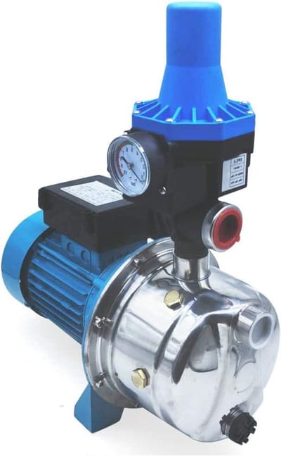 Tuinpomp Waterautomaat - Drukpomp Bronwater - Water Verplaatsen - Geïntegreerde Besturing - 3600 l/u - Grijs