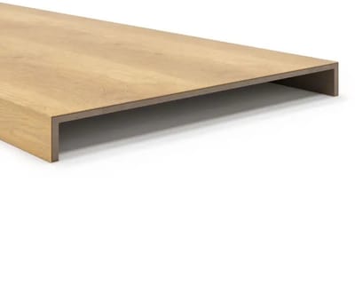 Maestro Dubbele Traptrede PVC Cashew Oak – 1500x550x56 mm | Traprenovatie