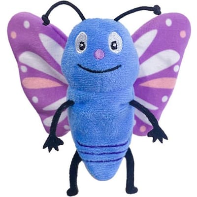Rollenspel Dierlijke Vingerpoppen Verhalen Vertellen Educatieve Insecten Serie Poppen Cartoon 9cm Vlinder Bij Poppen Lesgeef Shows purple