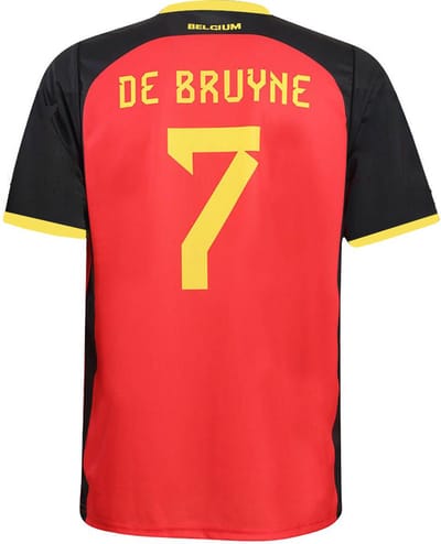 De Bruyne Belgie Voetbalshirt Thuis - WK 2026 - Voetbalshirts Kinderen - Jongens en Meisjes - Sportshirts - Volwassenen - Heren en Dames - Maat 116