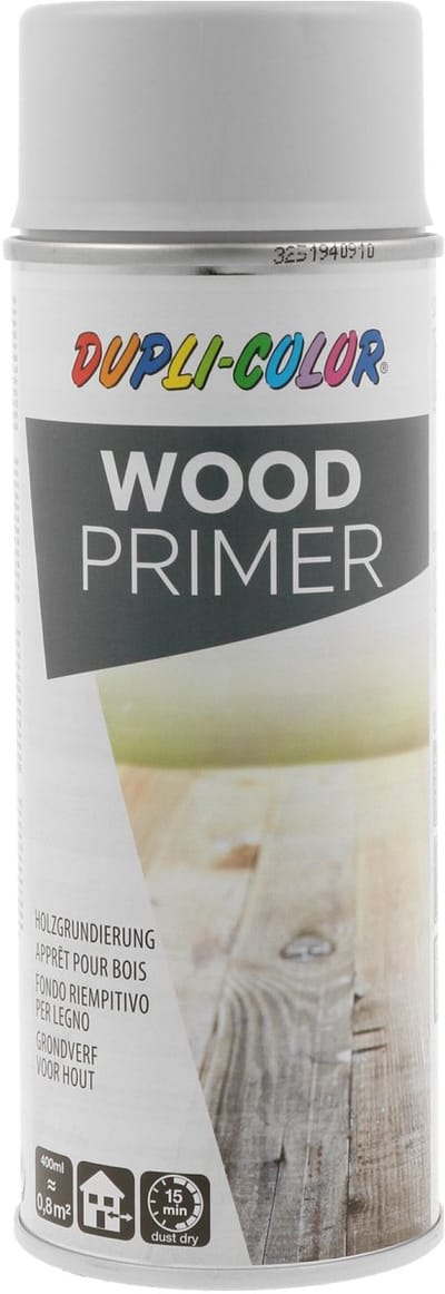 DupliColor Hout Primer Spuitbus 400ml