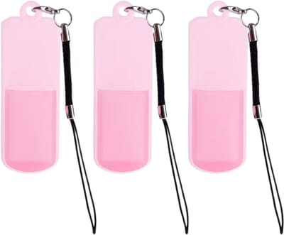 3-delige Siliconen USB Stick Beschermhoes – USB Stick Opbergdoos – USB Flash Drive Bescherming – Flexibele USB Houder met Koord – Anti-Kras & Stofvrij - Roze