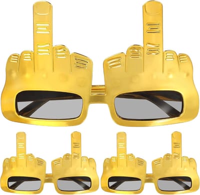 Grappige Vingerbril Set (3 stuks) - Inklapbare Feestbril met Middelvinger Design voor Feestjes en Kostuums