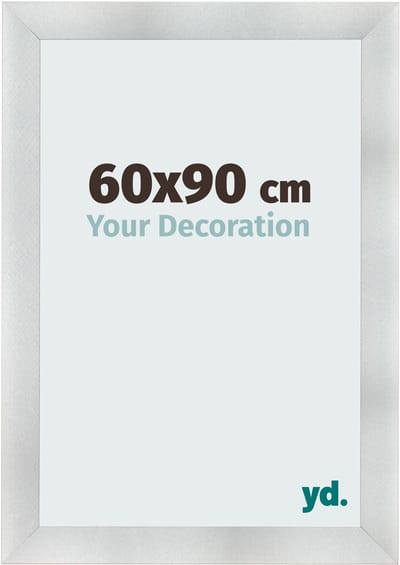 Your Decoration - Fotolijst 60x90 cm - MDF - Aluminium Geborsteld - Pisa
