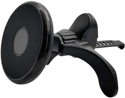 Bigben Connected, Magnetische MagSafe autohouder voor ventilatierooster met bevestigingsklem, Zwart