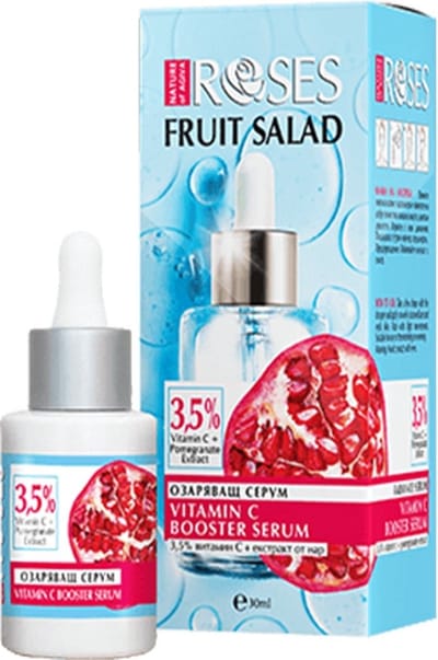 AGIVA ROSES ANTI- RIMPEL BOOSTER SERUM met 3,5% Vitamine C en Granaatappelextract INTENSIEF DIEP VOEDENDE TEINT VERHELDEREND Gezichtsverzorging voor ULTRA STRALEND EFFECT voor Elk Huidtype 30ml
