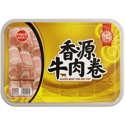 FRESHASIA Rundvlees in plakjes voor hotpot 400 g