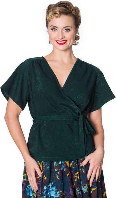 Dancing Days - TARA Top - L - Groen