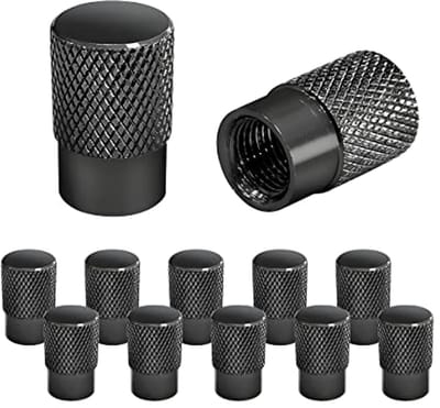 Ventieldoppen voor Auto's - 12 Stuks Aluminium Legering - Stofdichte Ventieldoppen - Corrosiebestendig