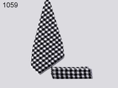 LASA Keukenhanddoek Zwart Geblokt – 50 x 50 cm – 100% Katoen – Absorberend – Keukendoek