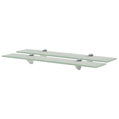 vidaXL - Schappen - zwevend - 2 - st - 60x10 - cm - 8 - mm - glas