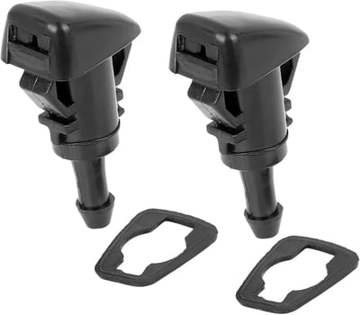 Ruitensproeiers Auto - Set van 2 stuks - Voorruit Schoonhouden - Directe Vervanging - 43x22x17 mm - Zwart