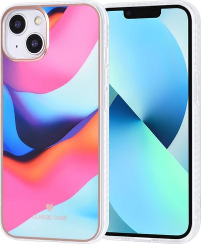 UNIQ Accessory Telefoonhoesje voor Apple iPhone 13 | Print Back Cover | TPU & Polycarbonaat | Bescherm uw Telefoon