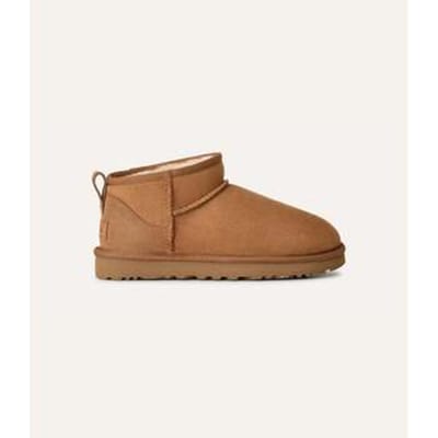 Enkellaarzen UGG Classic Ultra Mini Chestnut