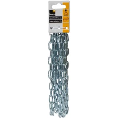 Sencys Verzinkte Stalen Ketting - Staal - Verzinkt - 3x16mm - 2,5m