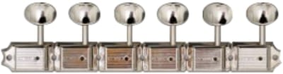 Kluson M6VRN Vintage Kluson Deluxe 6R Nickel - Stemmechaniek voor gitaar