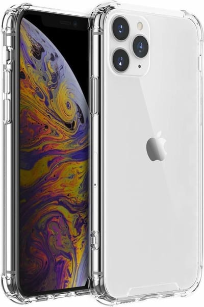 Hoesje Geschikt voor iPhone 11 Pro Max - iPhone 11 Pro Max Hoes Transparant Shock Proof Case