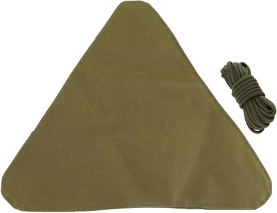 Opvouwbare draagbare stoelhoes voor buitenactiviteiten in de natuur met parachutekoord - ideaal voor kamperen, wandelen en vissen