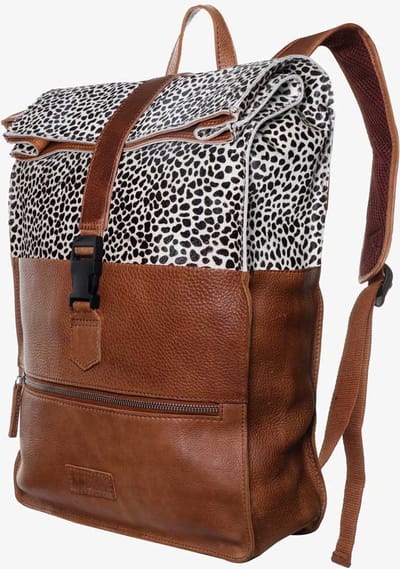 MOZZ BAGS - Luiertas Rugzak Wild Ones Gobi - Cognac Dots