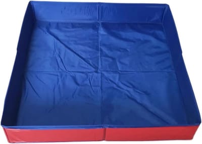 Vierkant Hondenbad 50x50cm | Opvouwbaar PVC Badje | Antislip Bodem | Ruim en Stabiel | Voor Honden en Katten