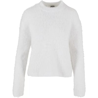 Urban Classics - Feather Mock Neck Sweater/trui - 3XL - Wit