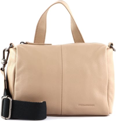 FREDsBRUDER Leren Schoudertas Bandolin Crossbody Sand Beige