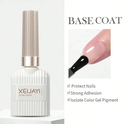 XEIJAYI 1 stuk gel topcoat, afwasbare UV/LED nagel topcoat zonder afwassen, geschikt voor salon en thuis DIY nagelkunst