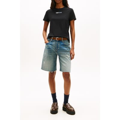 Tommy Hilfiger Tjw Regular Essential T-shirt Black Größe: S | Hemden Outlet | Damen | Schwarz