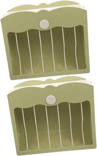 Hooi Voerbak - Hooiruif Konijn - Kleine Dieren Voeden - Grote Capaciteit - 2 Stuks - Groen
