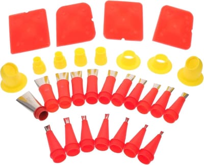 Kitspuitmondjes Set - Voegafdichting Hulpmiddelen - Professioneel Afwerken - Herbruikbaar Hoekstuk - 8.8x2.8x2.8cm - Zoals Getoond