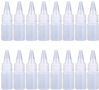 Plastic Flexibele Flesjes, Kleine Knijpflesjes, Herbruikbaar, in Plastic, met Dop