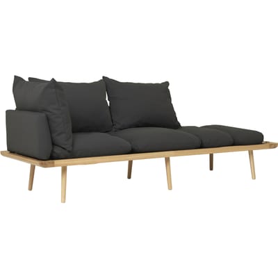 UMAGE Lounge rond 3-zitsbank - eiken - shadow