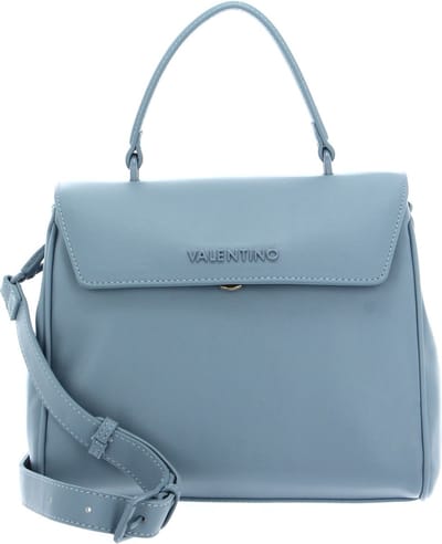 VALENTINO Schoudertas Handtas Cognac Satchel Azzurro Lichtblauw