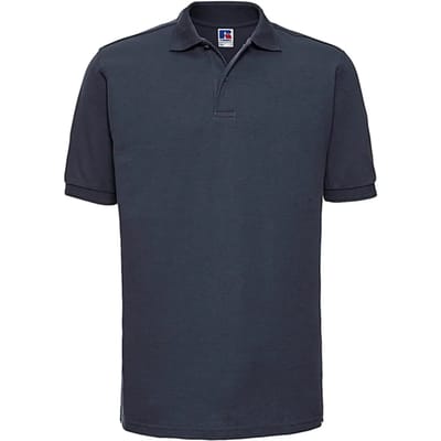 Men's Hardwearing Polycotton Poloshirt 'Russell' Bright Royal - 5XL