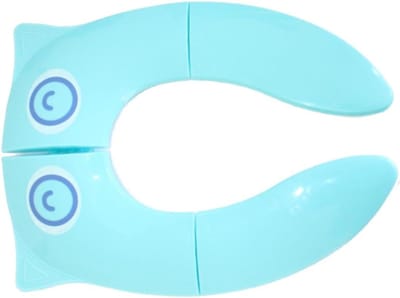 Kinder Toiletzitting - Potje Zitting - Potjestraining Kind - Compact Ontwerp - 35 x 28 cm - Blauw