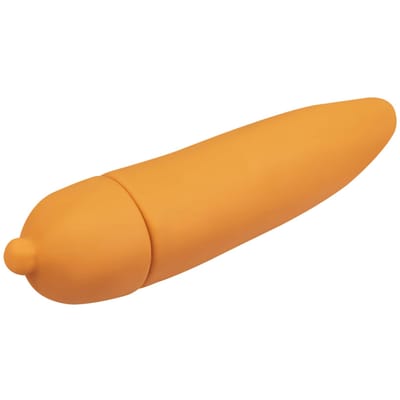 EIS, vibrator, wortel minivibrator, 11,5 cm, waterdicht, huidvriendelijke siliconen