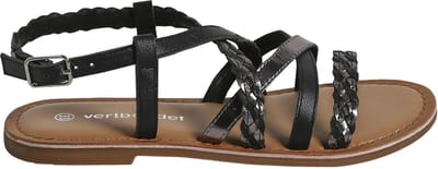 Vertbaudet Sandalen met gekruiste leren bandjes VERTBAUDET-collectie